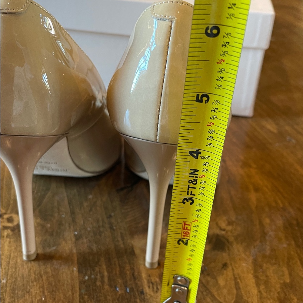 JIMMY CHOO Abel Nude Patent Leather Pump 36 - Picture 5 of 7